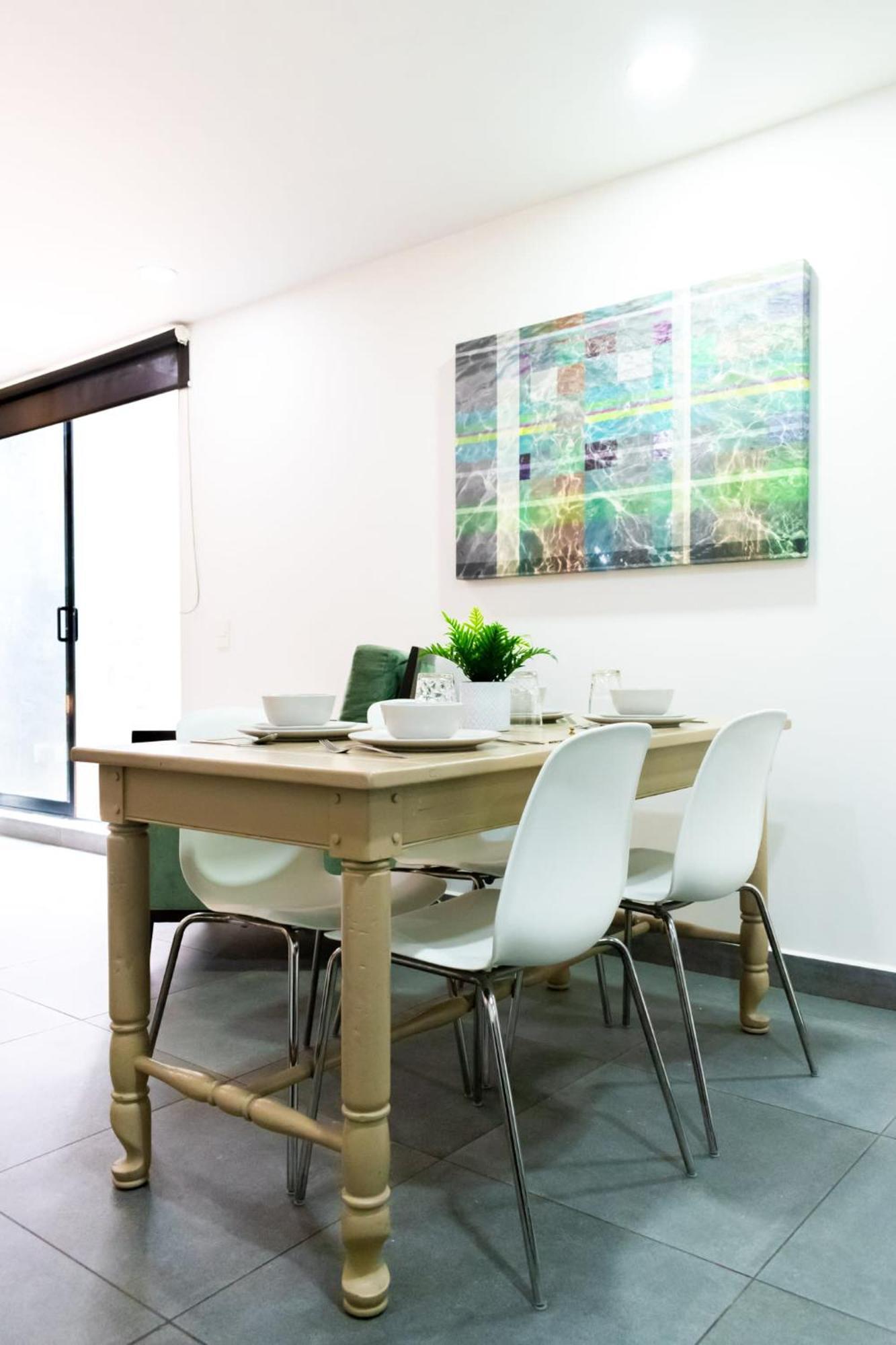 Terraza Departamento Cerca De Santa Fe Kingsize Apartment Mexico City Ngoại thất bức ảnh