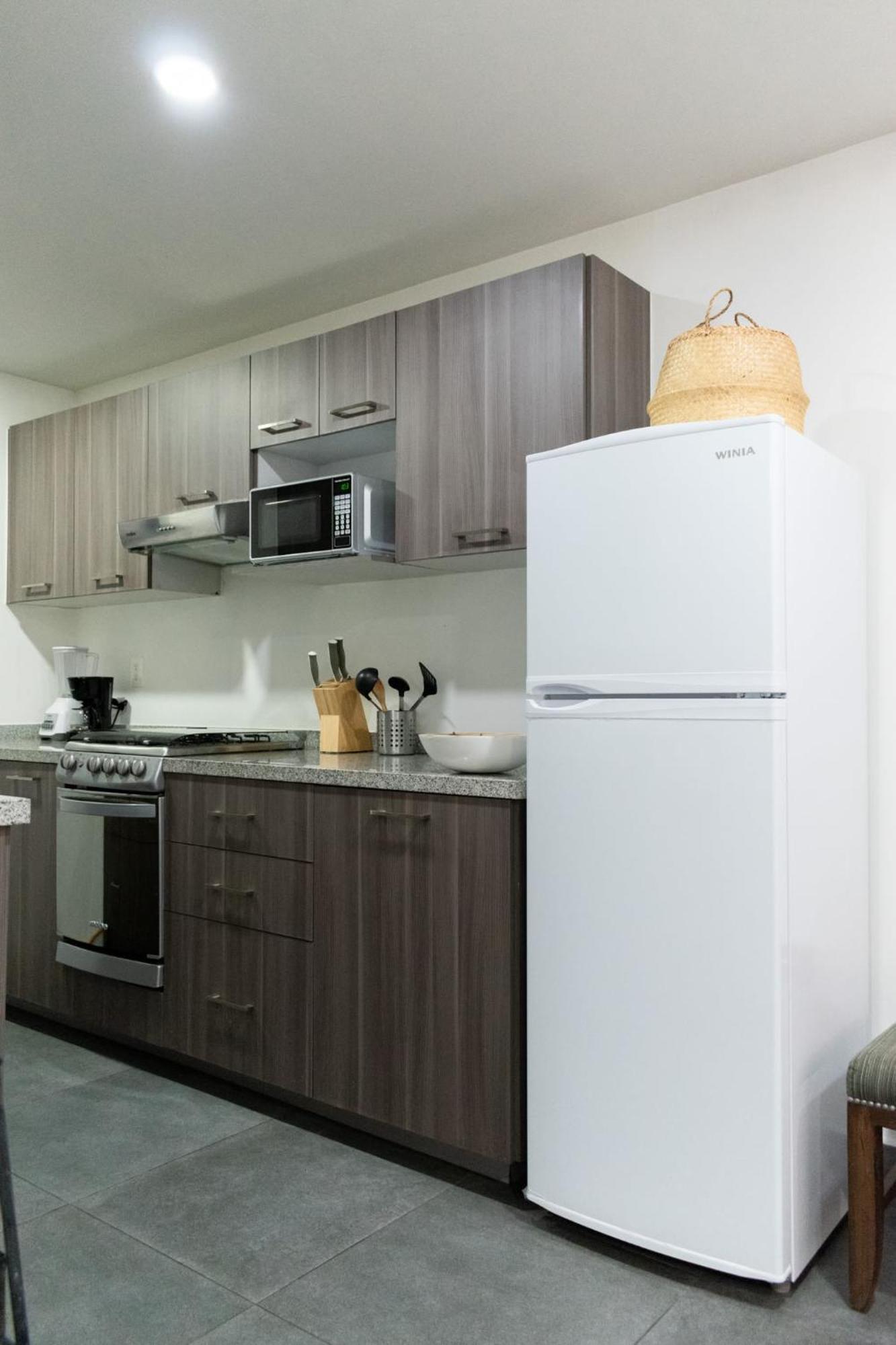 Terraza Departamento Cerca De Santa Fe Kingsize Apartment Mexico City Ngoại thất bức ảnh