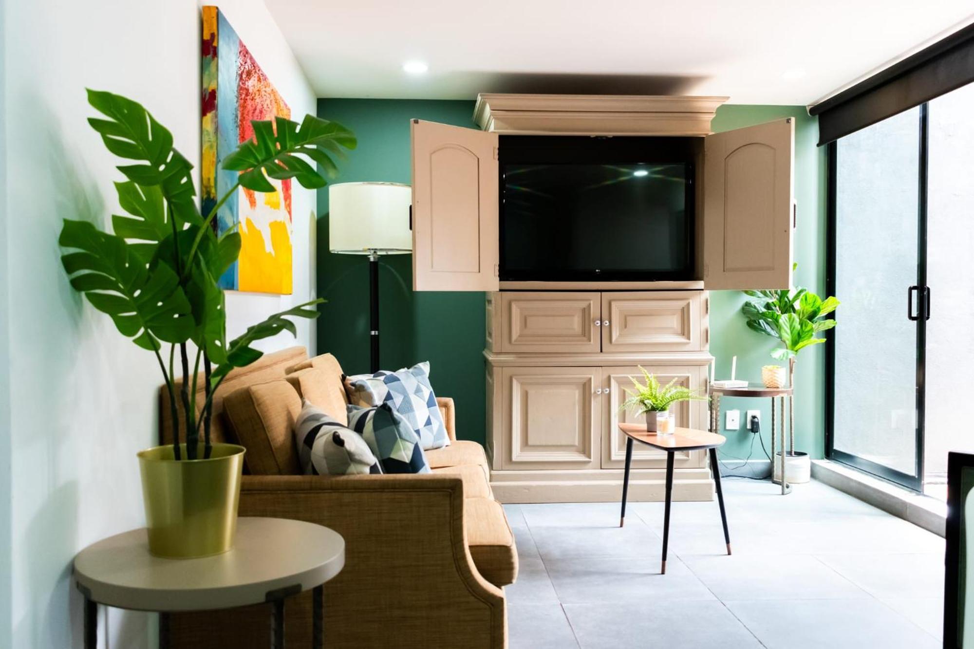 Terraza Departamento Cerca De Santa Fe Kingsize Apartment Mexico City Ngoại thất bức ảnh